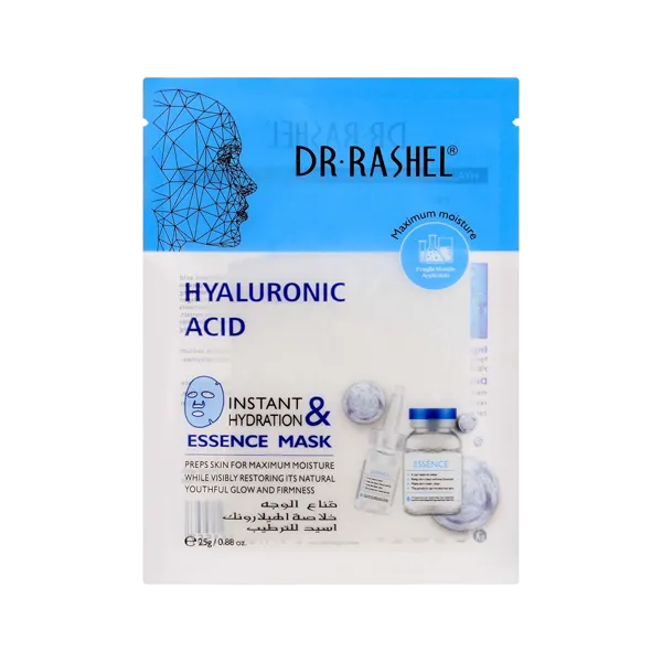 Dr Rashel Hyaluronic Acid Instant Hydration And Essence Mask 25pcs