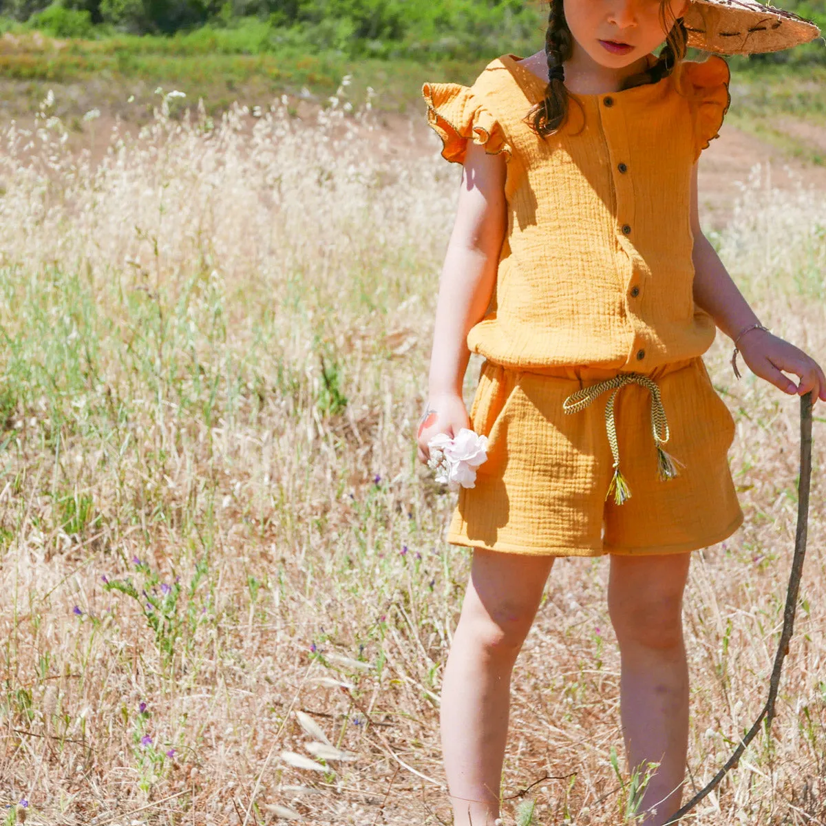 Duo for woman and kid MARIEKE  jumpsuit and dress - paper sewing pattern