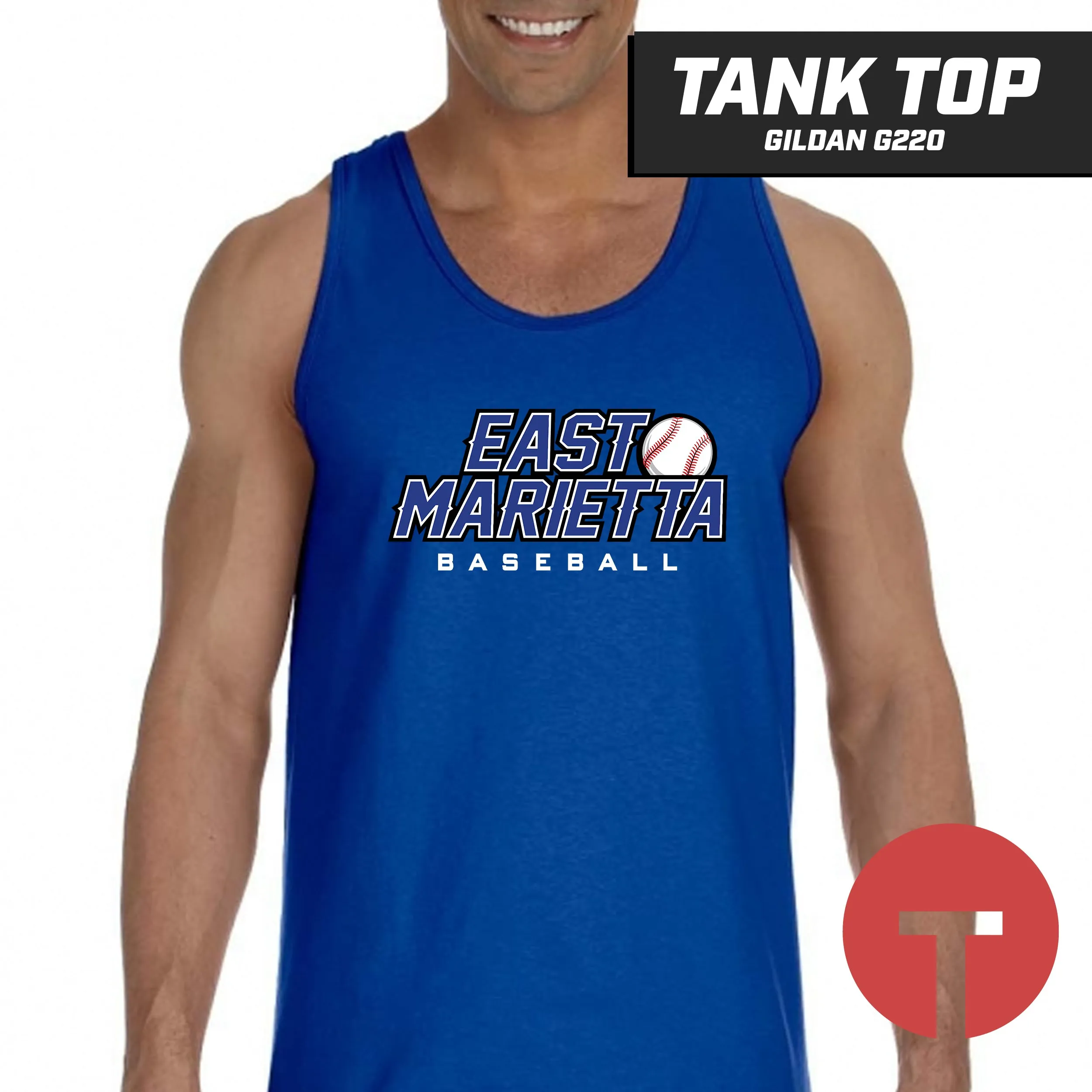 East Marietta Little League - Tank Top Gildan G220