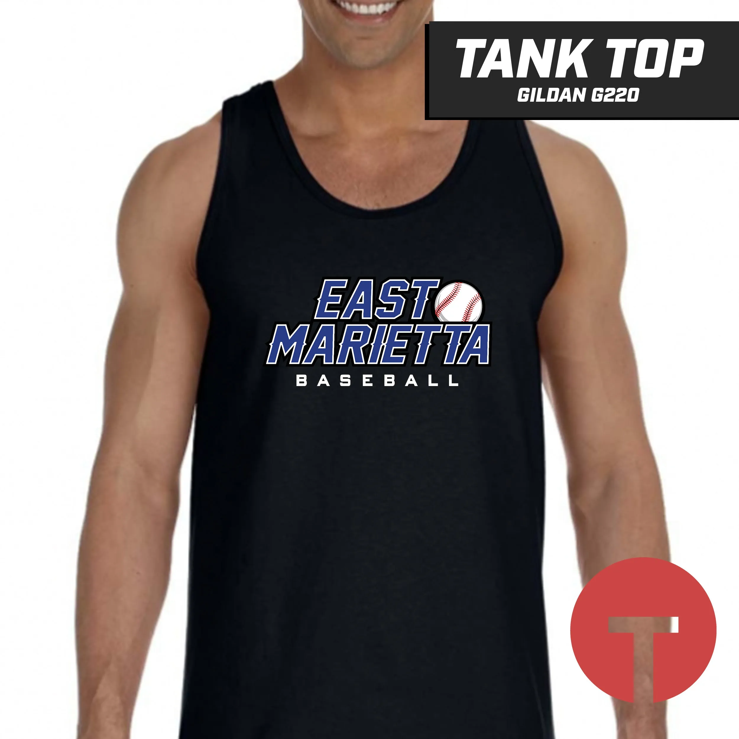 East Marietta Little League - Tank Top Gildan G220