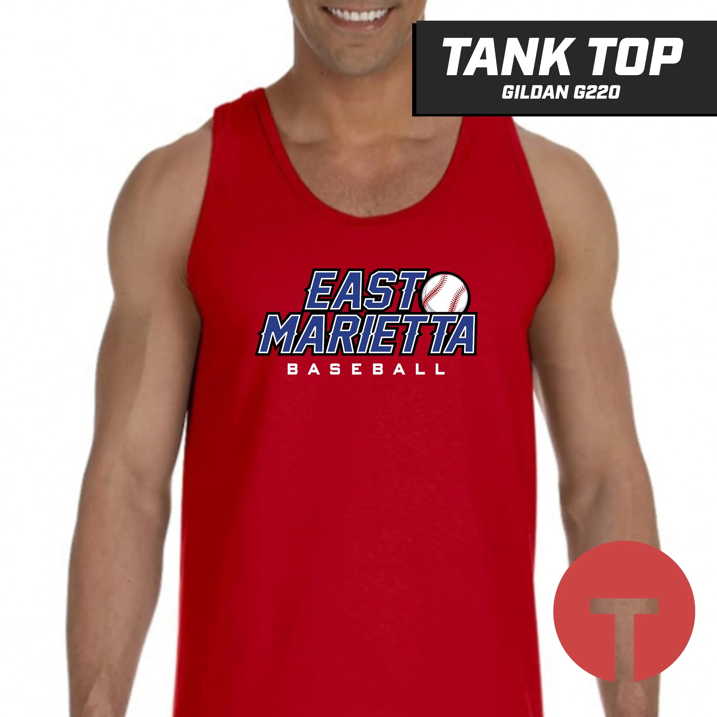 East Marietta Little League - Tank Top Gildan G220