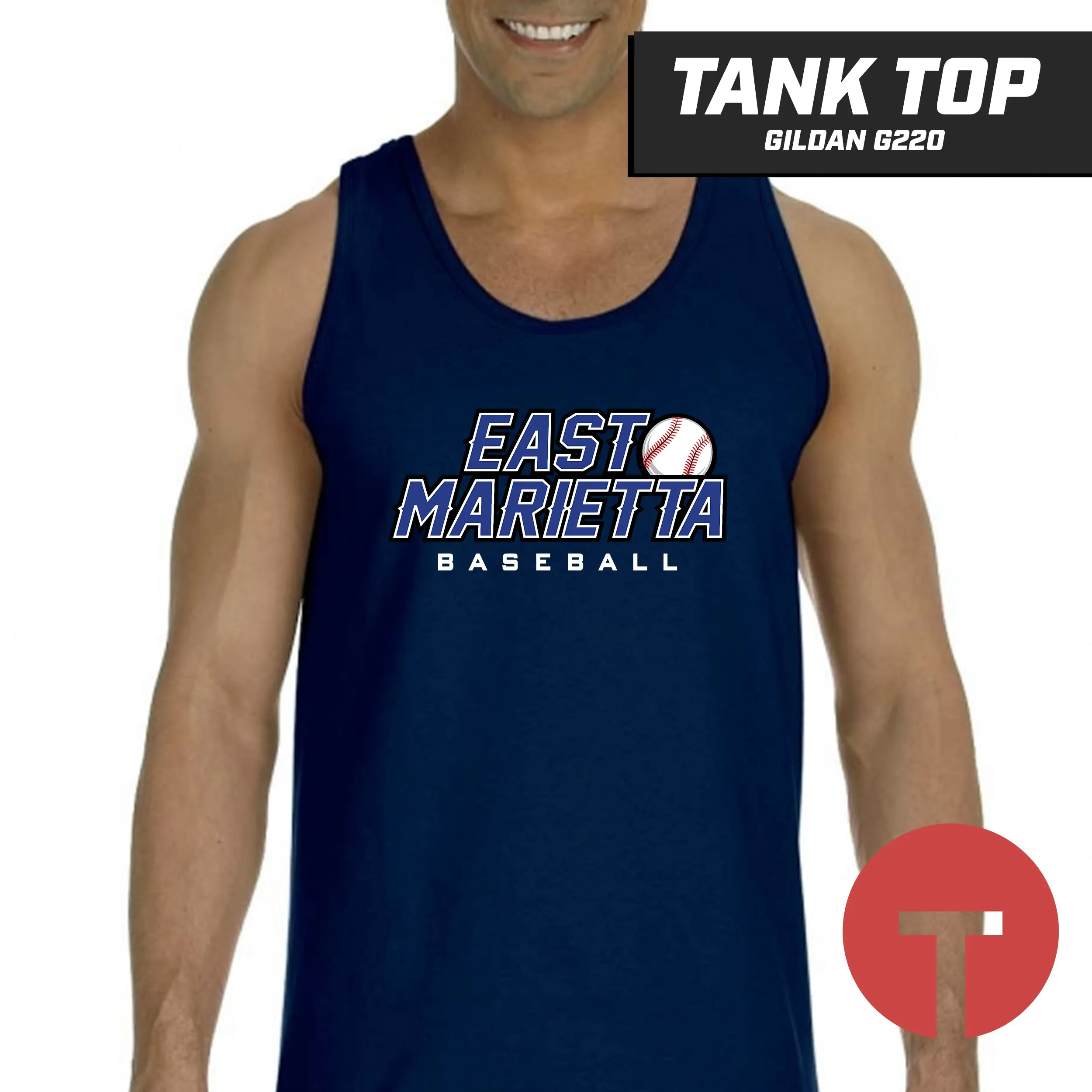 East Marietta Little League - Tank Top Gildan G220