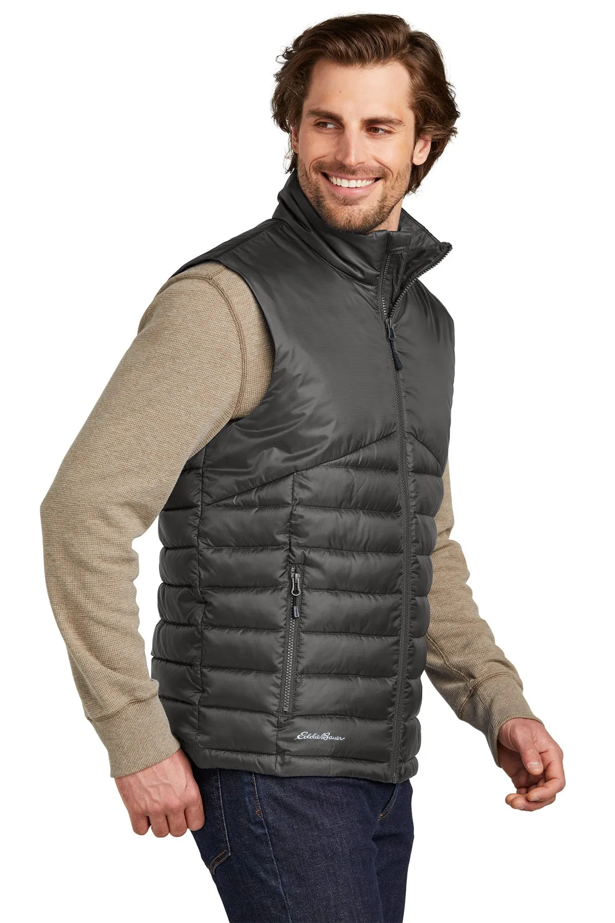 Eddie Bauer Customized Quilted Vests, Iron Gate