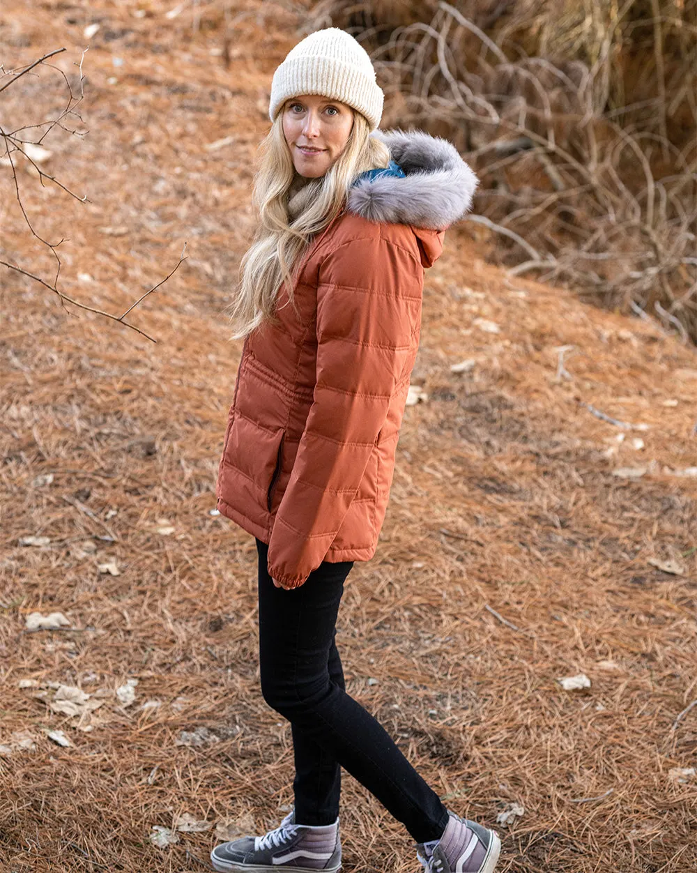 Elara Urban Puffer in Cinnamon