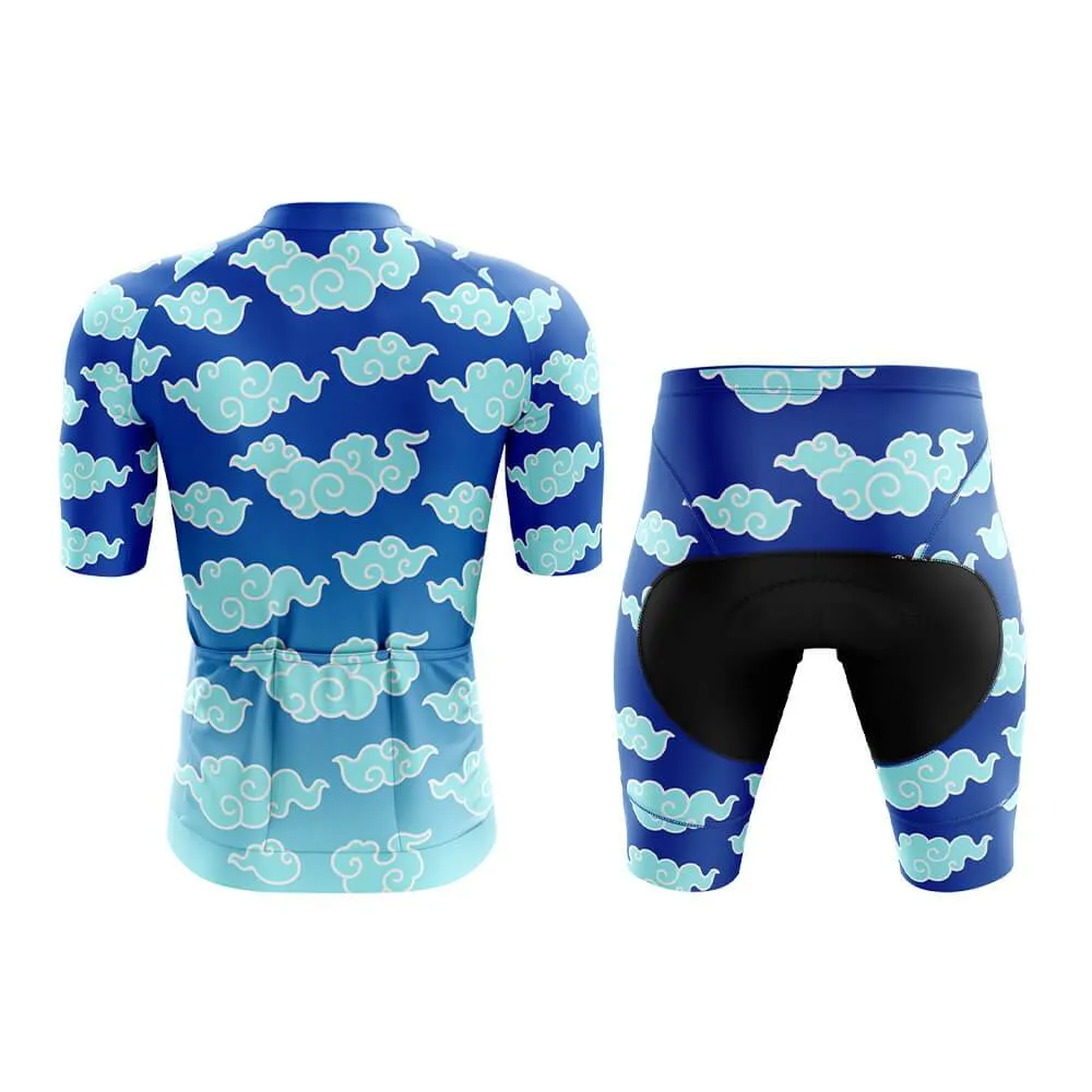 Elemental Cloud (Blue) Aero Cycling Kit