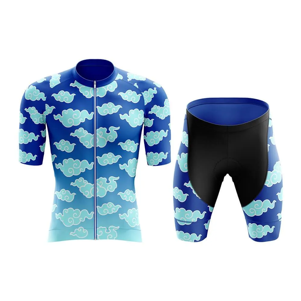 Elemental Cloud (Blue) Aero Cycling Kit