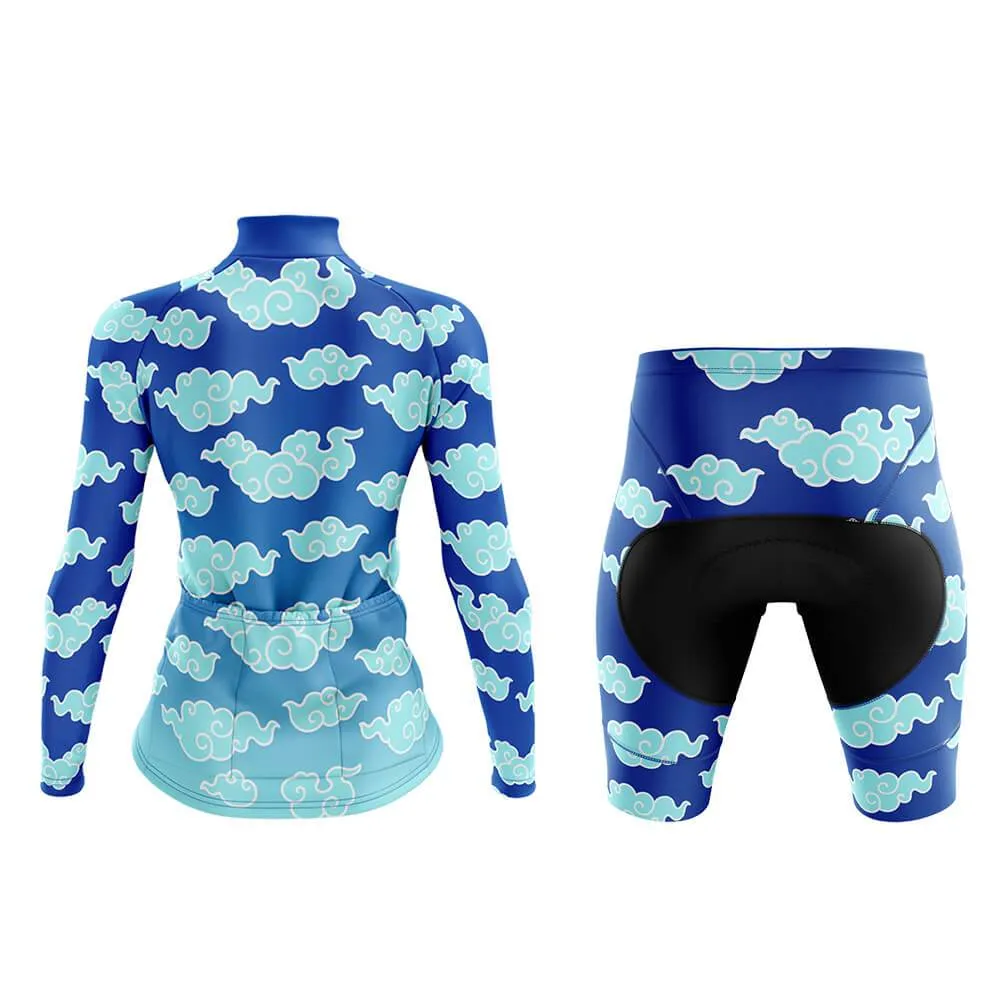 Elemental Cloud (Blue) Aero Cycling Kit