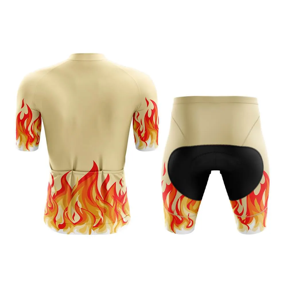 Elemental Fire (Yellow) Aero Cycling Kit