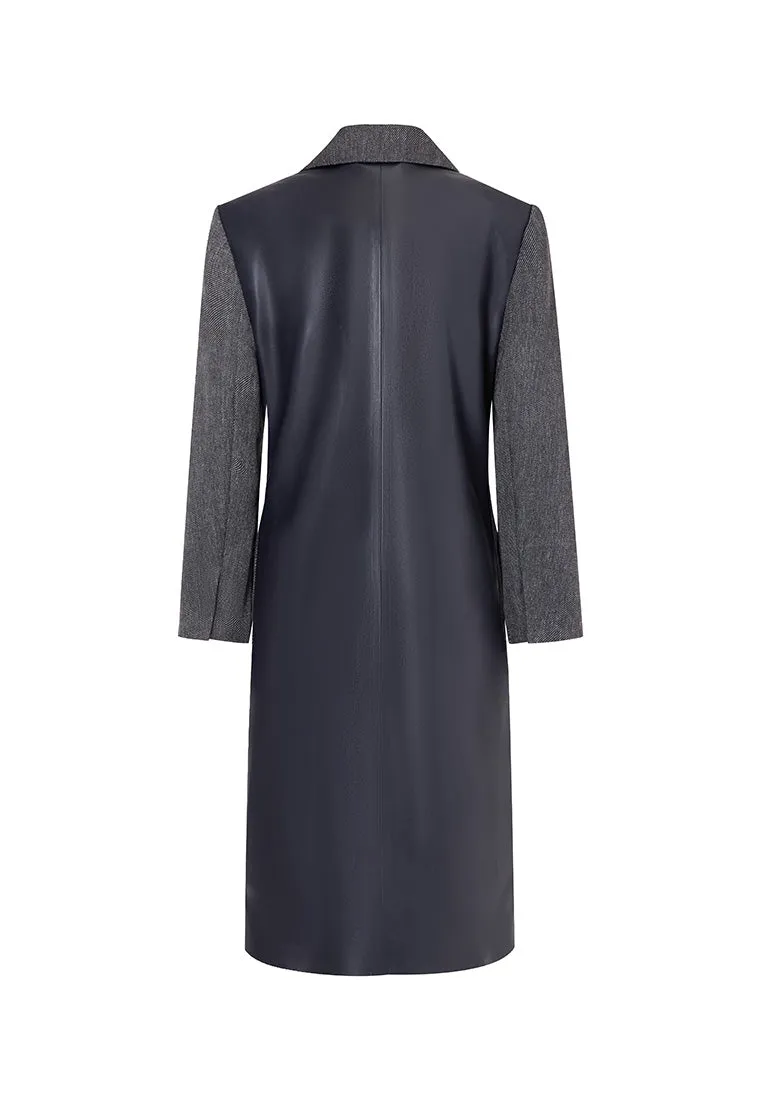 Ember Crease-Free Easy-Care Soft Wool Coat with Oversized Pockets