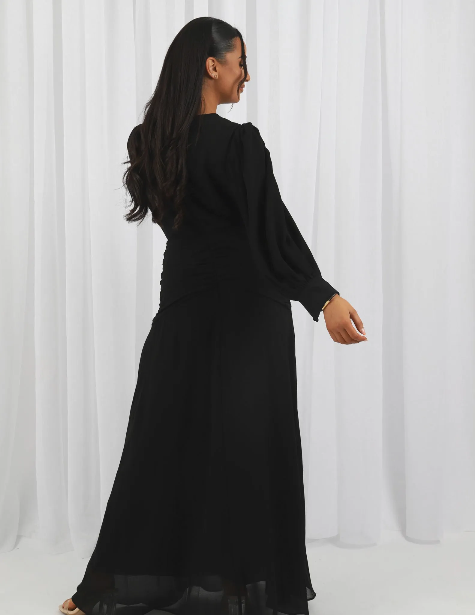 Enya Ruched Waist Dress