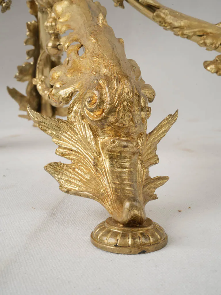 Exceptional & Rare Napoleon III Gilt Bronze Fire Screen 38½"