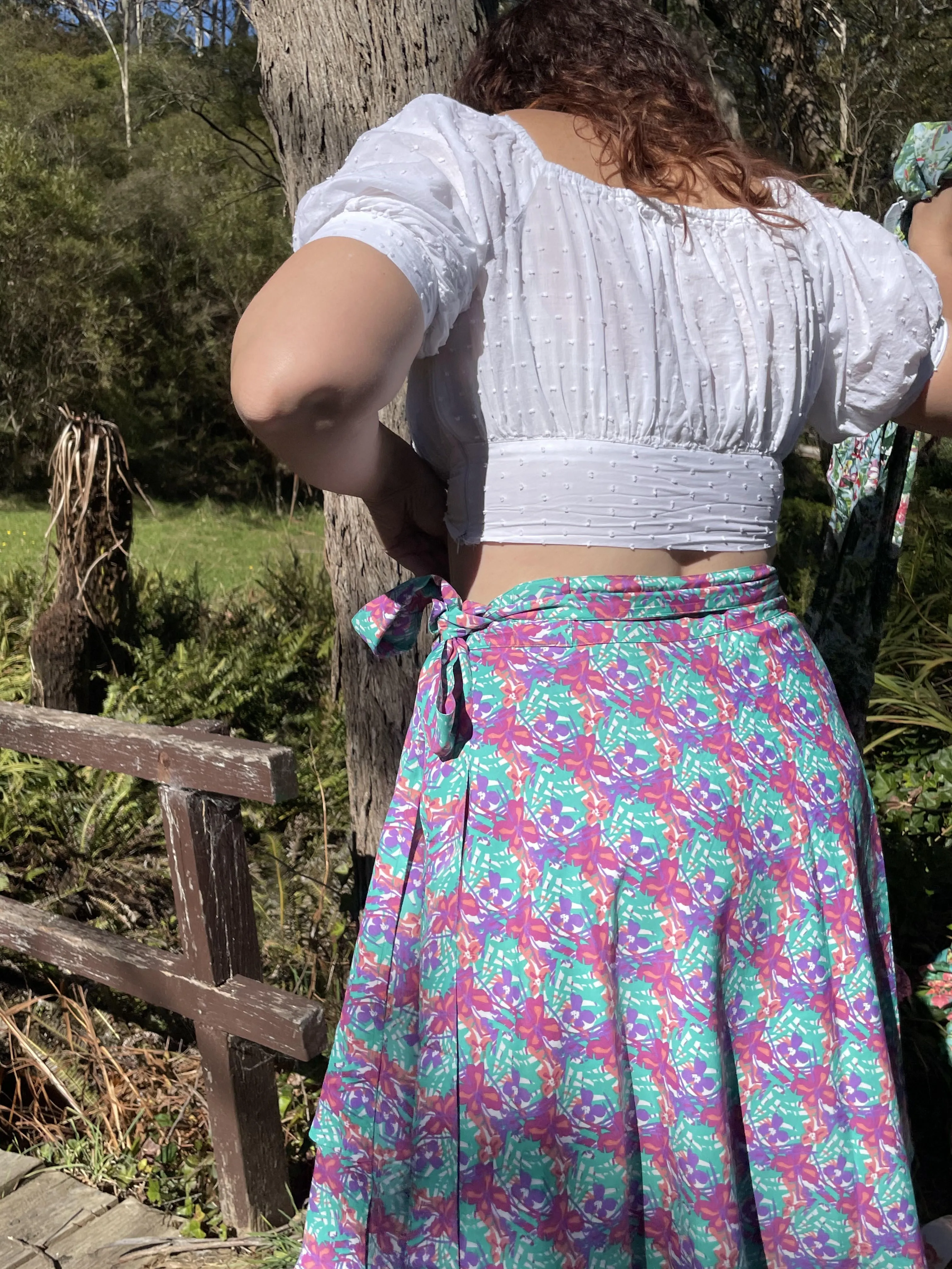 Fair Trade Freedom Upcycled Fabric Wrap Skirt