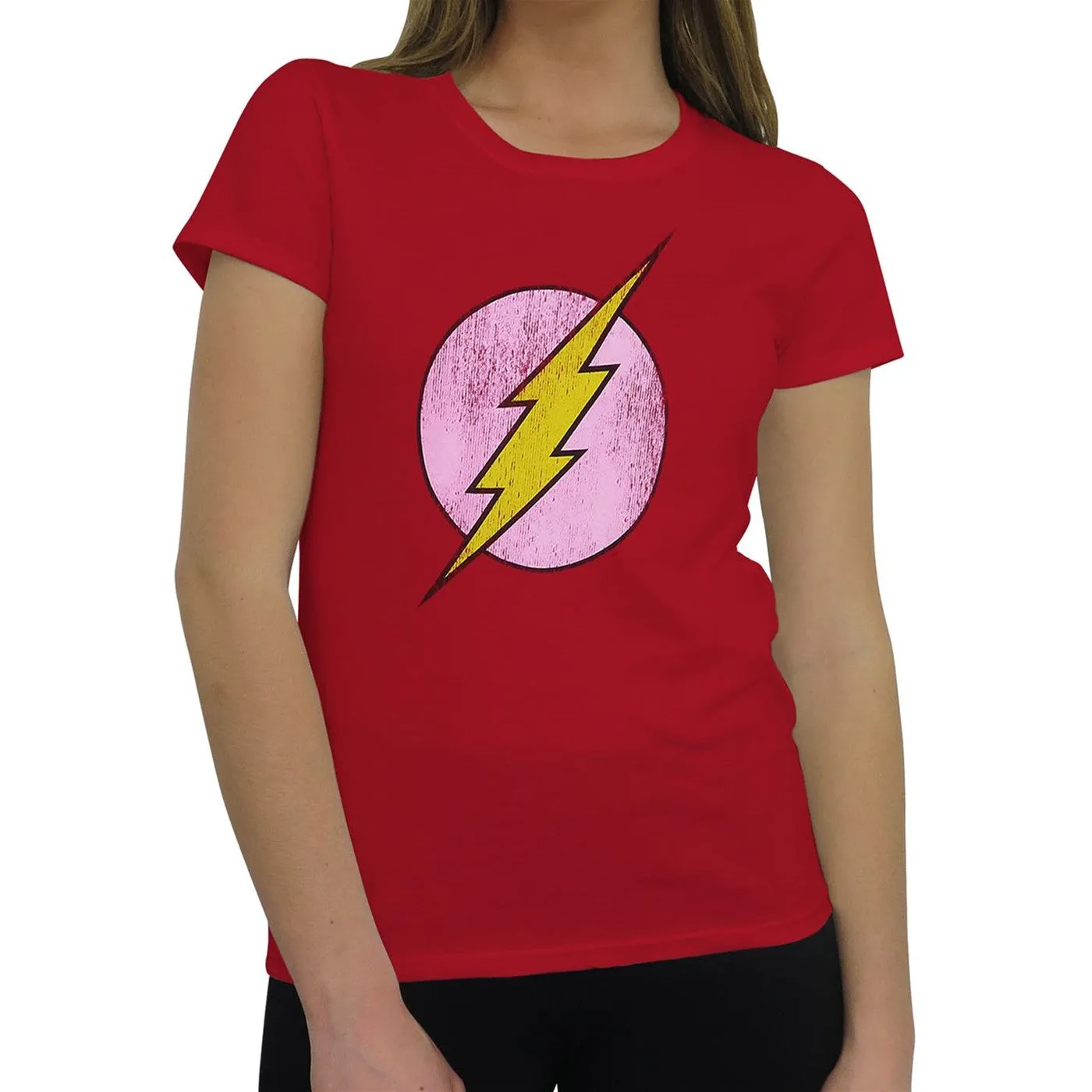 Flash Distressed Symbol Factory Second Women's T-Shirt