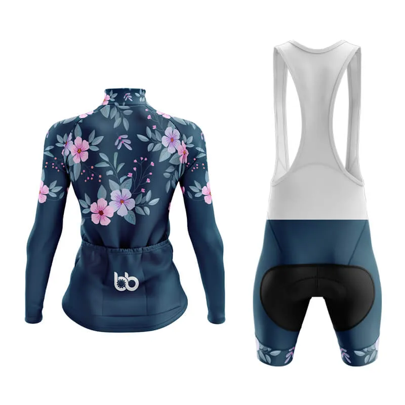 Floral Neck Cherry Blossom Aero Cycling Kit