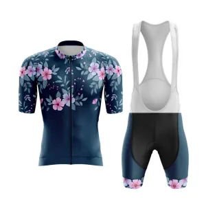 Floral Neck Cherry Blossom Aero Cycling Kit