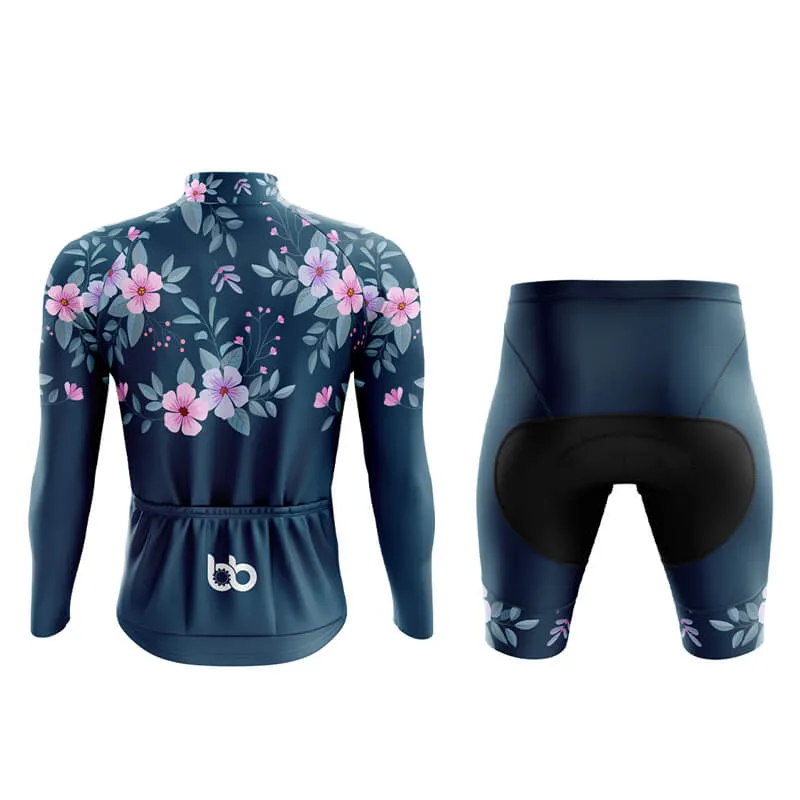 Floral Neck Cherry Blossom Aero Cycling Kit