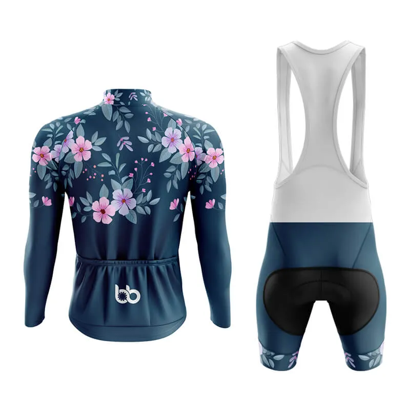 Floral Neck Cherry Blossom Aero Cycling Kit