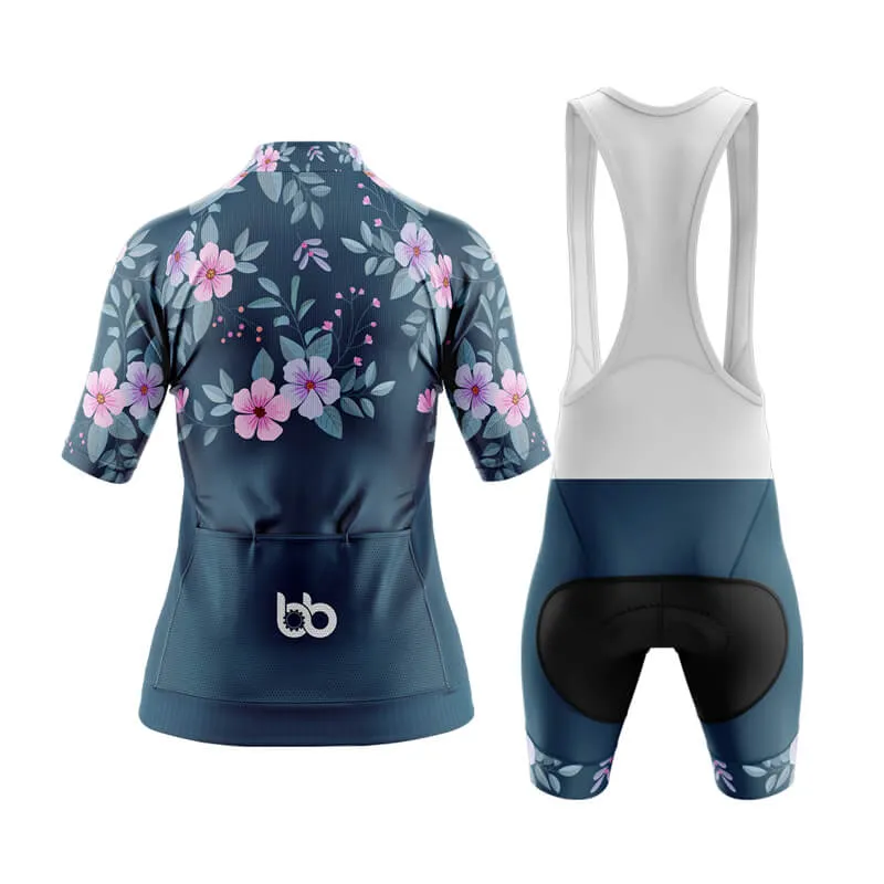 Floral Neck Cherry Blossom Aero Cycling Kit