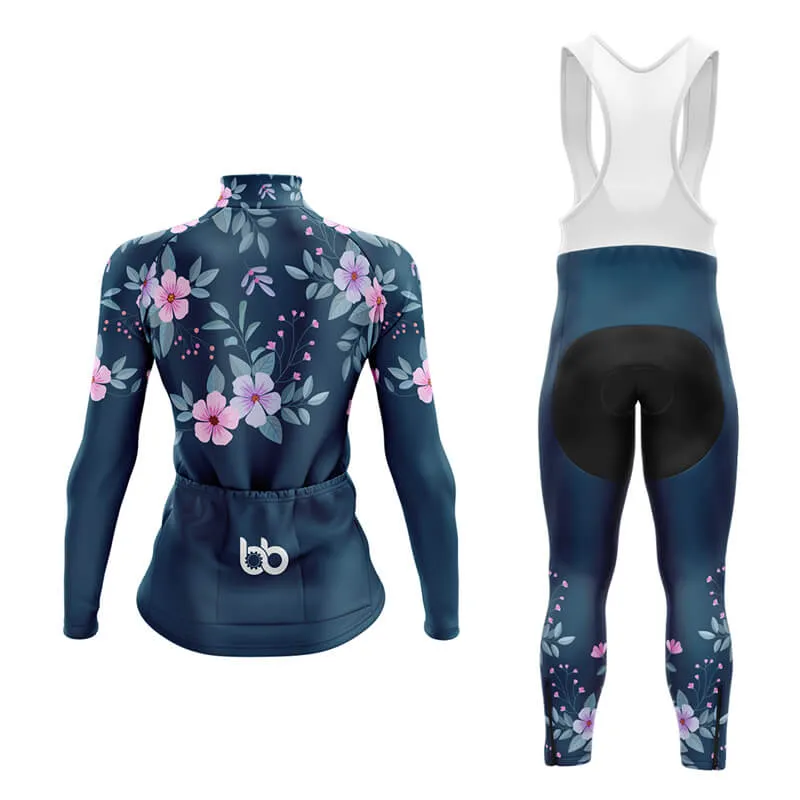 Floral Neck Cherry Blossom Aero Cycling Kit