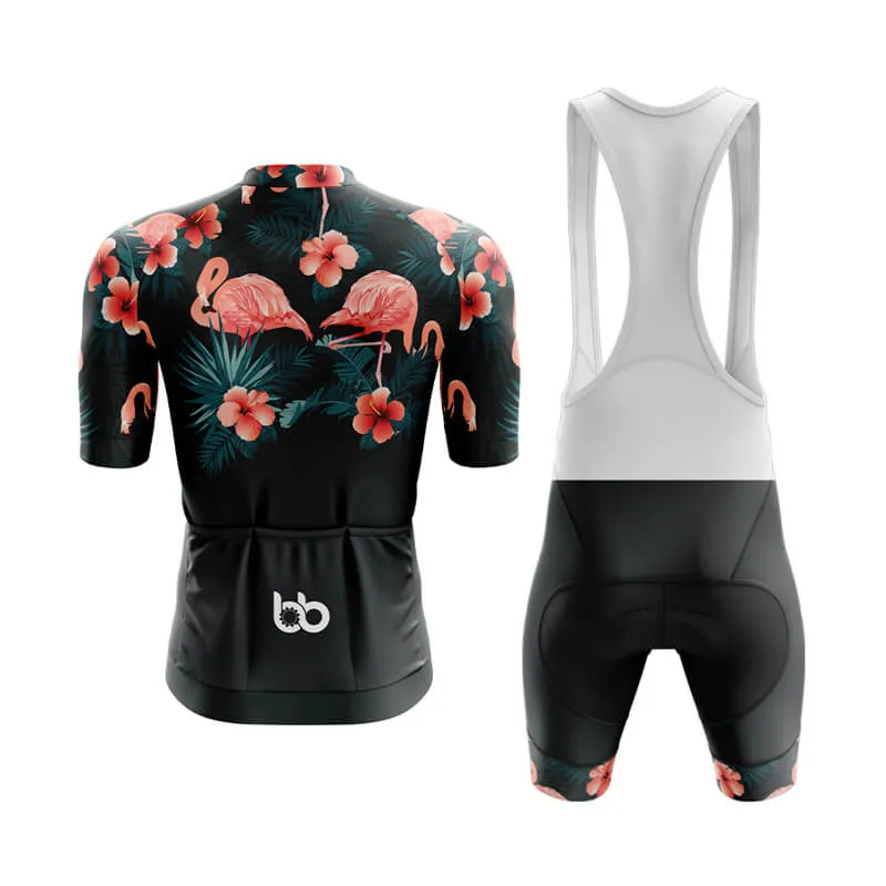 Floral Neck Flamingo Aero Cycling Kit