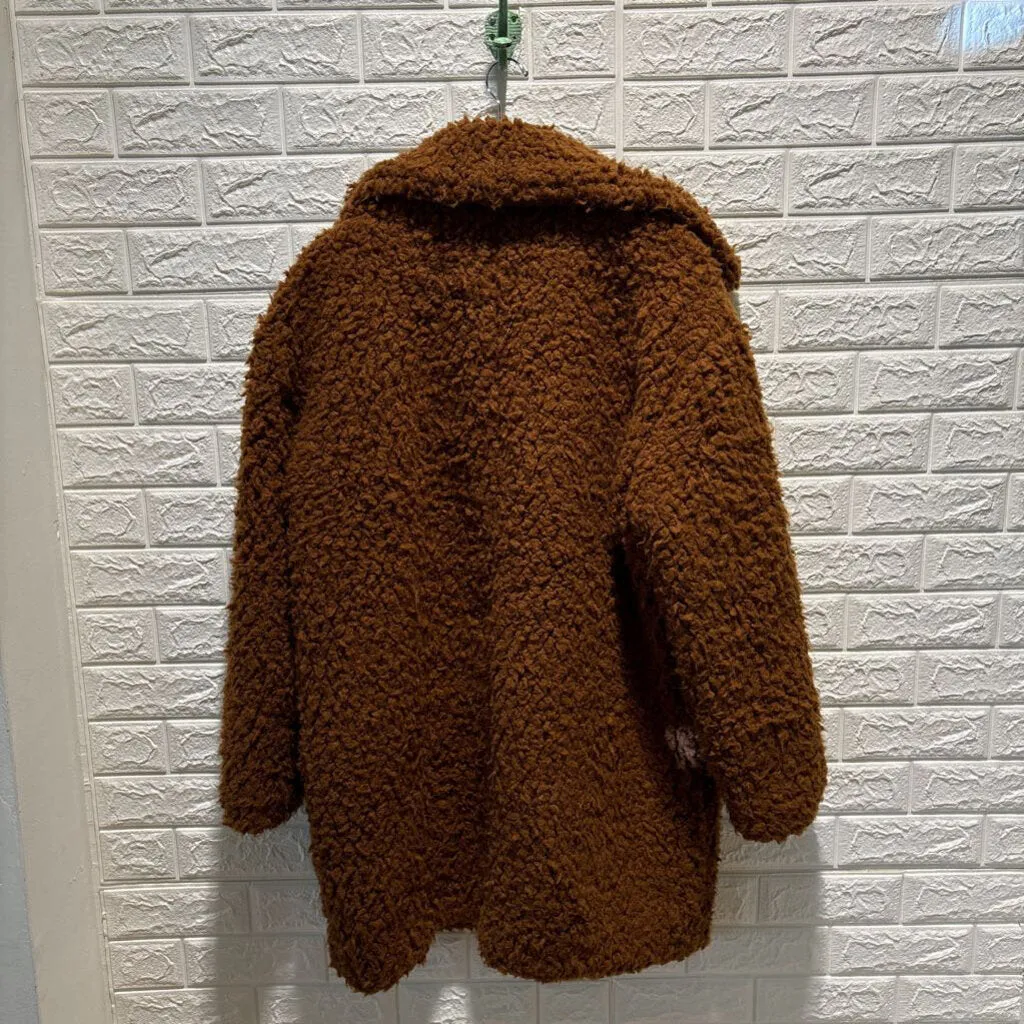 Fuzzy Teddy Bear Coat