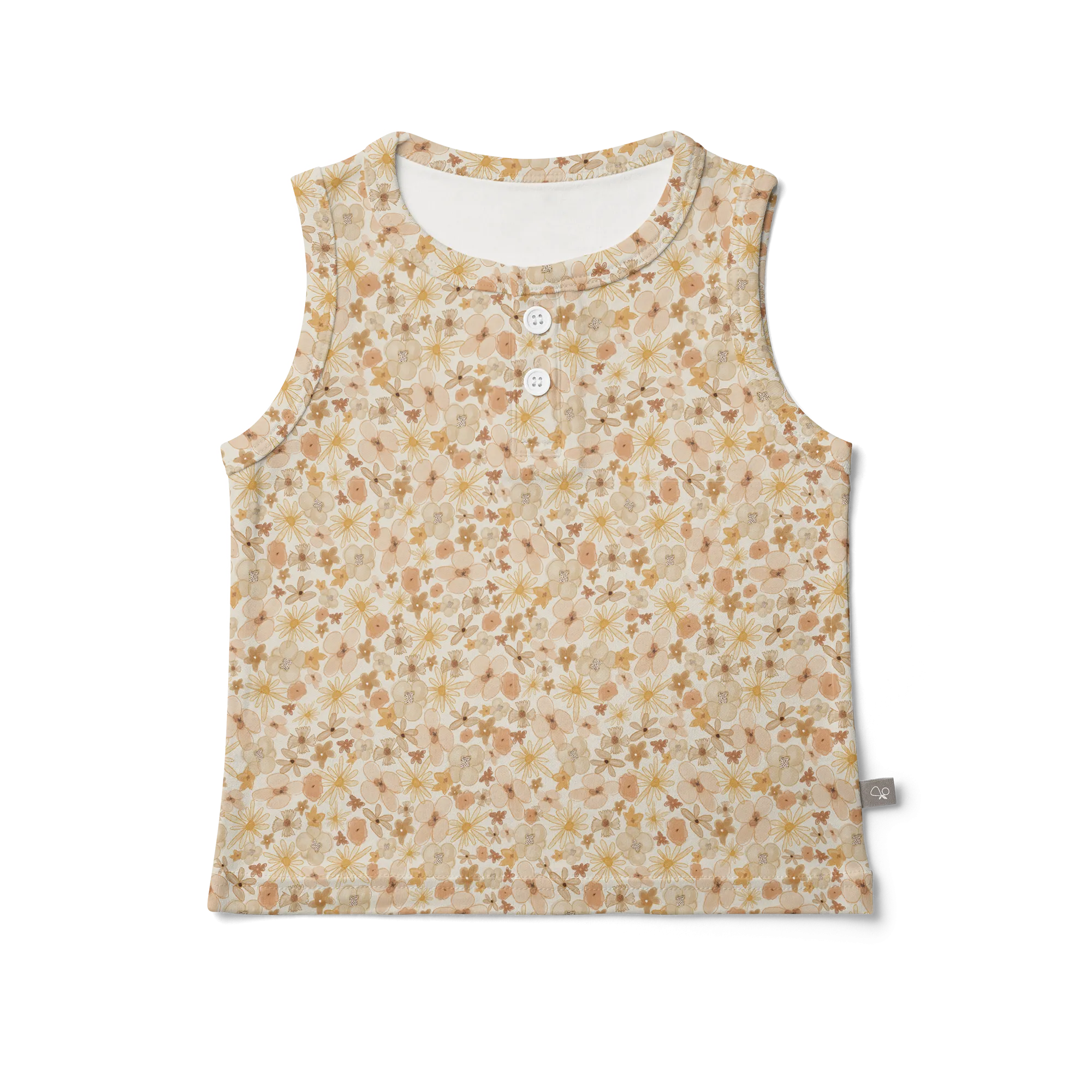 goumikids - Viscose Organic Cotton Tank Top - Wildflowers 12-18 months