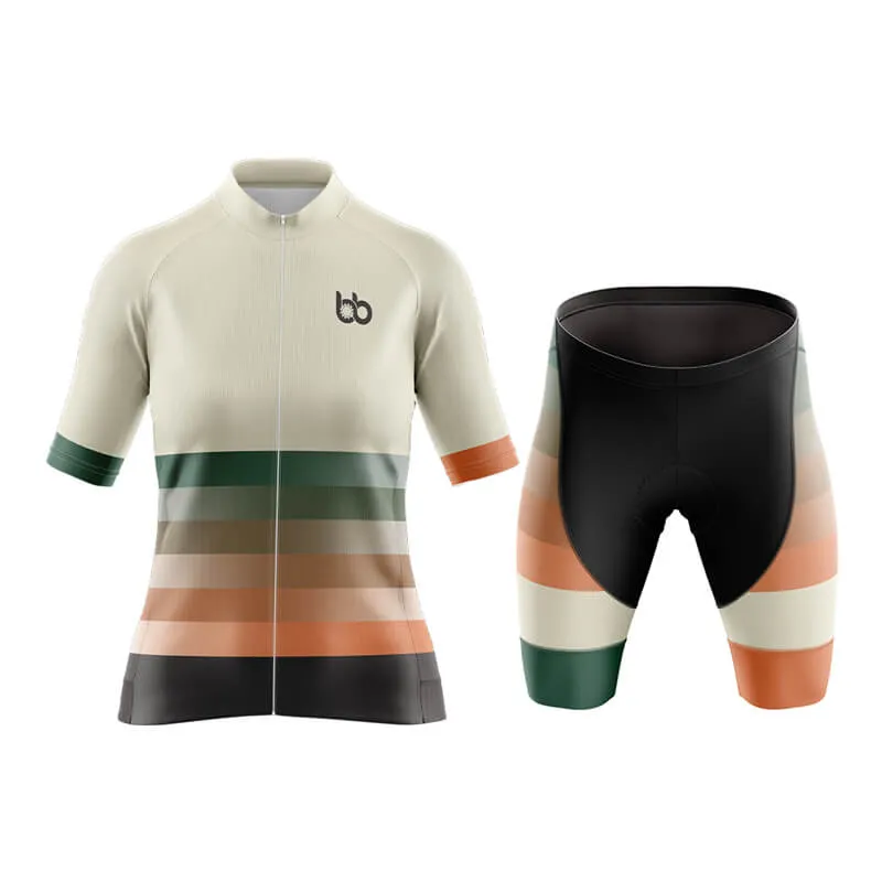 Gradient Frequency Aero Cycling Kit (Beige-Green-Orange)