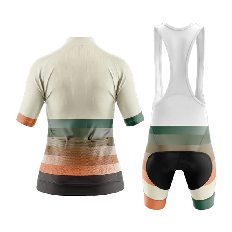 Gradient Frequency Aero Cycling Kit (Beige-Green-Orange)