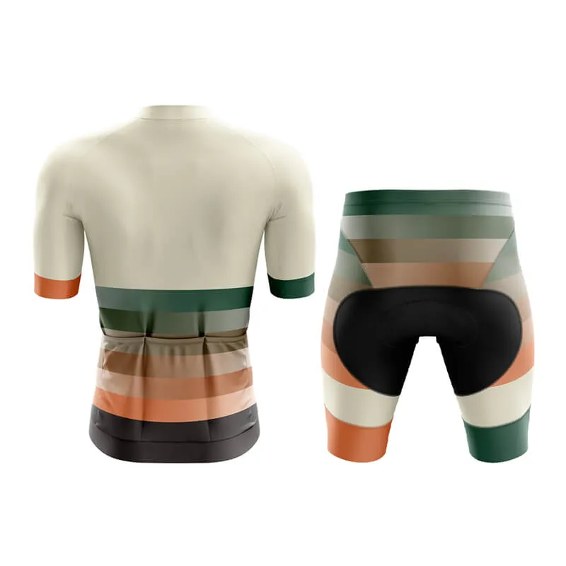 Gradient Frequency Aero Cycling Kit (Beige-Green-Orange)