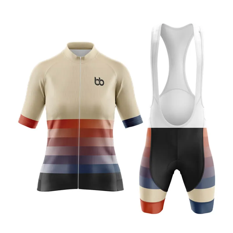 Gradient Frequency Aero Cycling Kit (Beige-Orange-Blue)