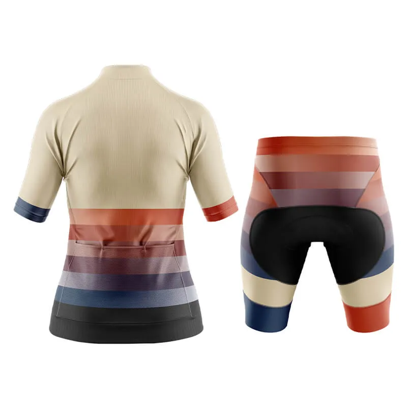 Gradient Frequency Aero Cycling Kit (Beige-Orange-Blue)