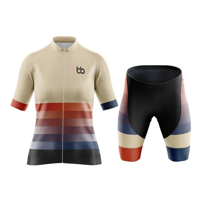 Gradient Frequency Aero Cycling Kit (Beige-Orange-Blue)