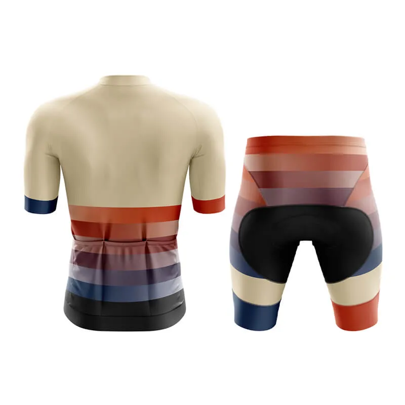 Gradient Frequency Aero Cycling Kit (Beige-Orange-Blue)