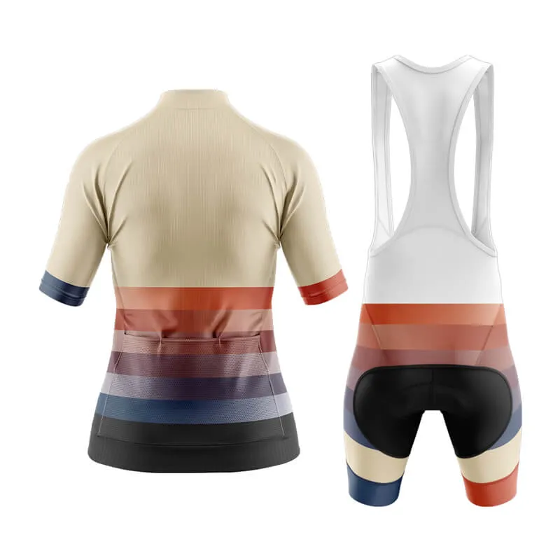 Gradient Frequency Aero Cycling Kit (Beige-Orange-Blue)