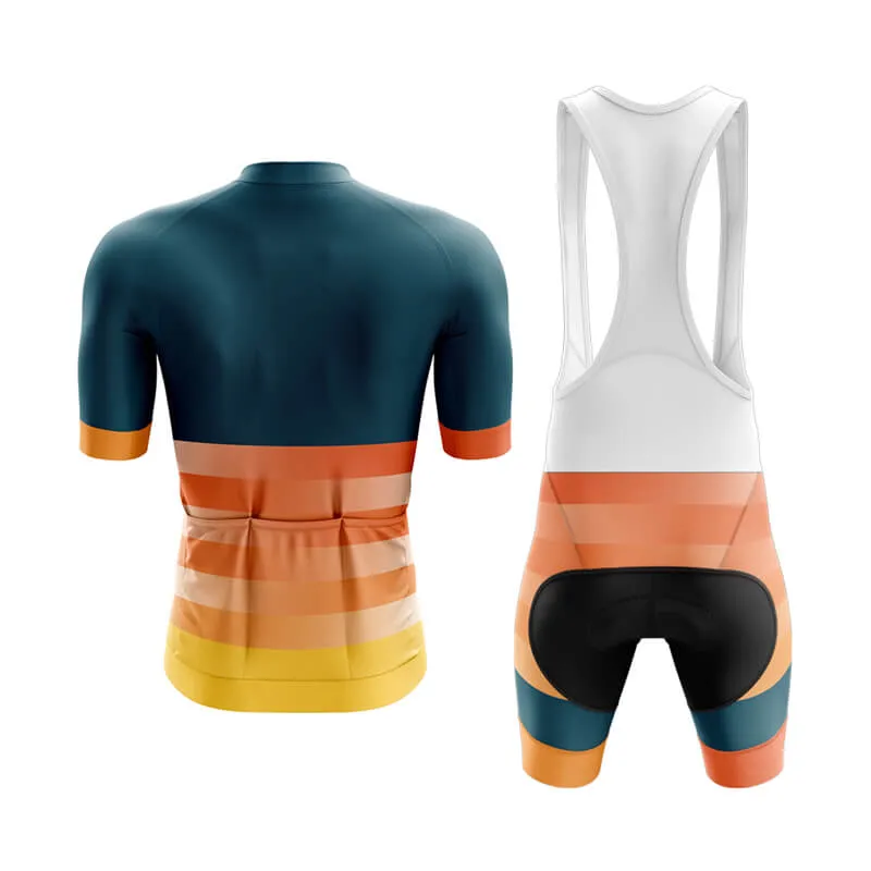 Gradient Frequency Aero Cycling Kit (Navy-Orange-Yellow)