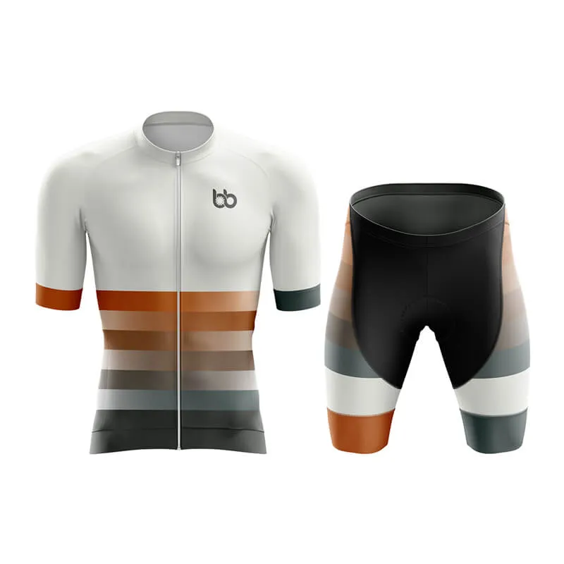 Gradient Frequency Aero Cycling Kit (White-Orange-Grey)