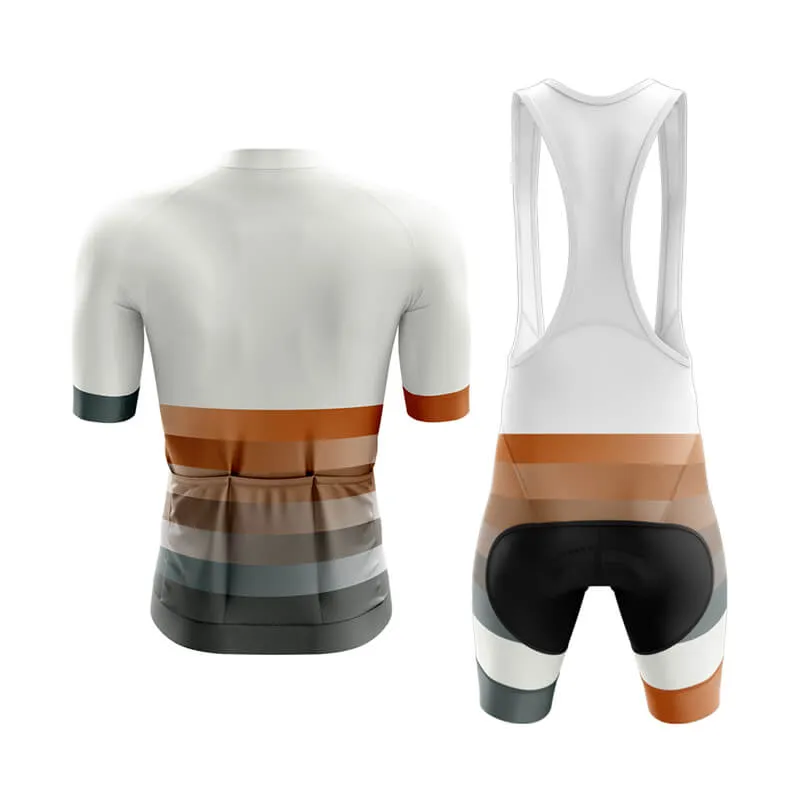 Gradient Frequency Aero Cycling Kit (White-Orange-Grey)