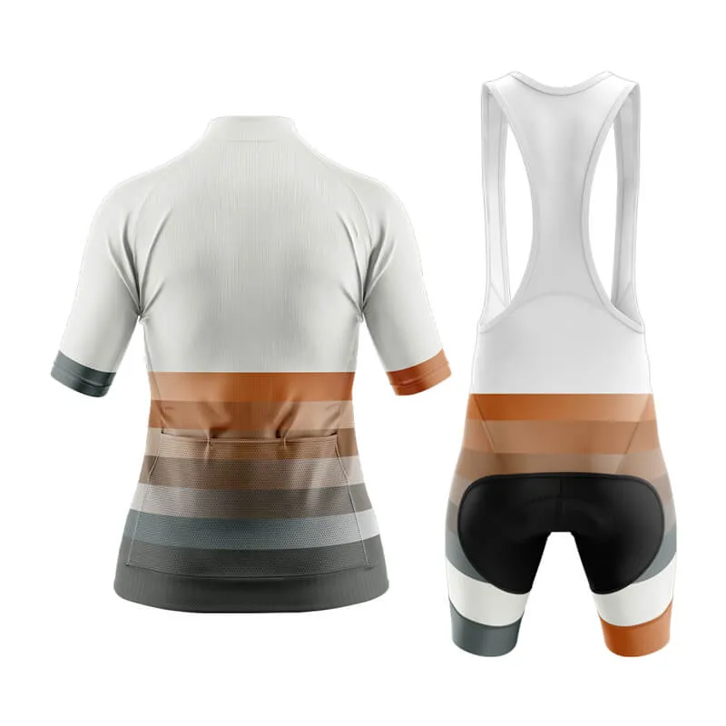 Gradient Frequency Aero Cycling Kit (White-Orange-Grey)