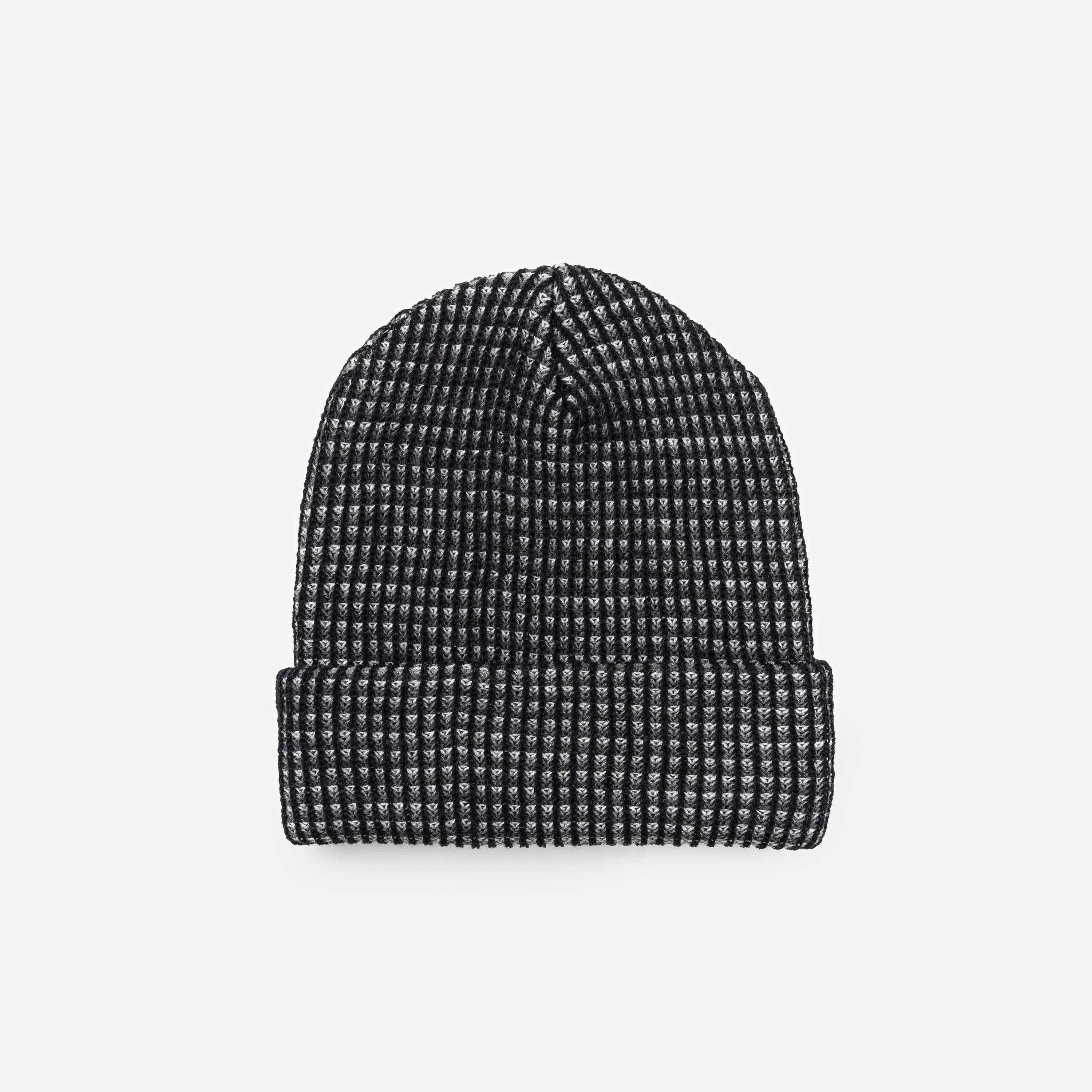 Grid Knit Beanie - Lilac