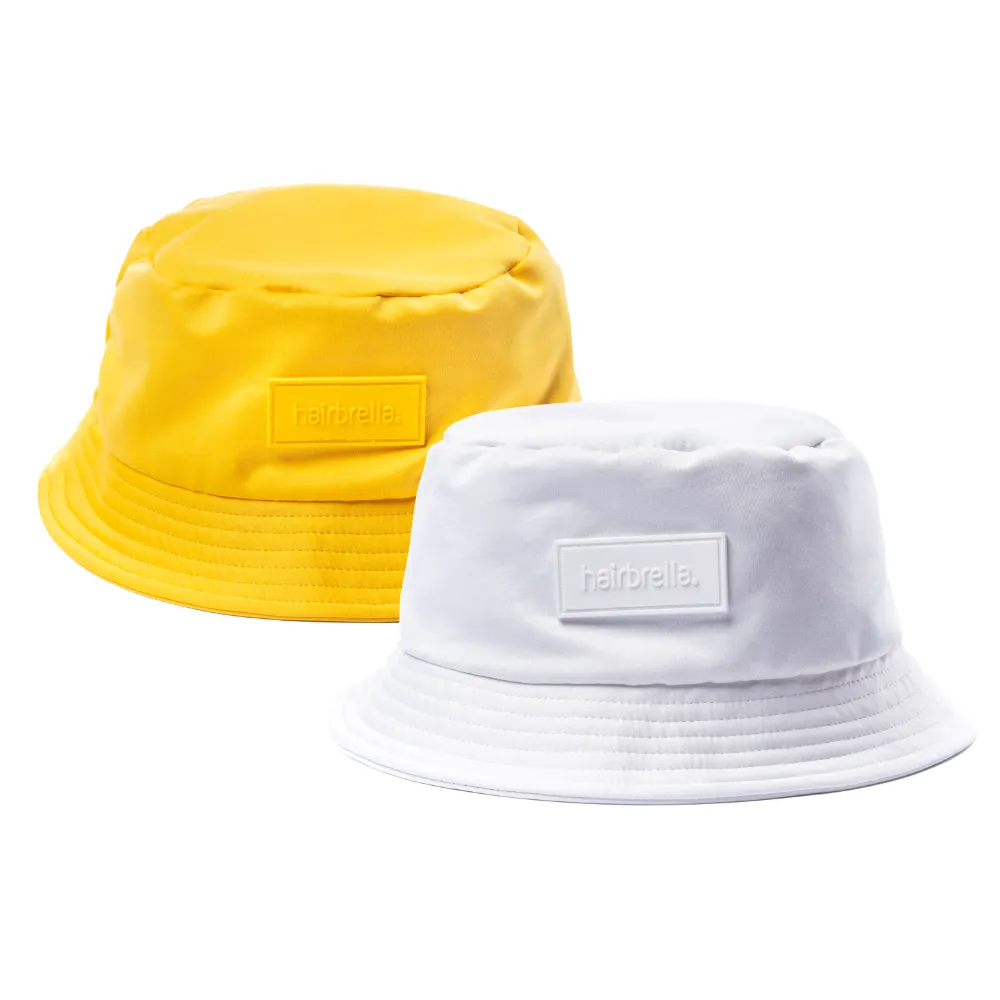 Hairbrella Unisex Satin-Lined Bucket Hat Bundle (2)