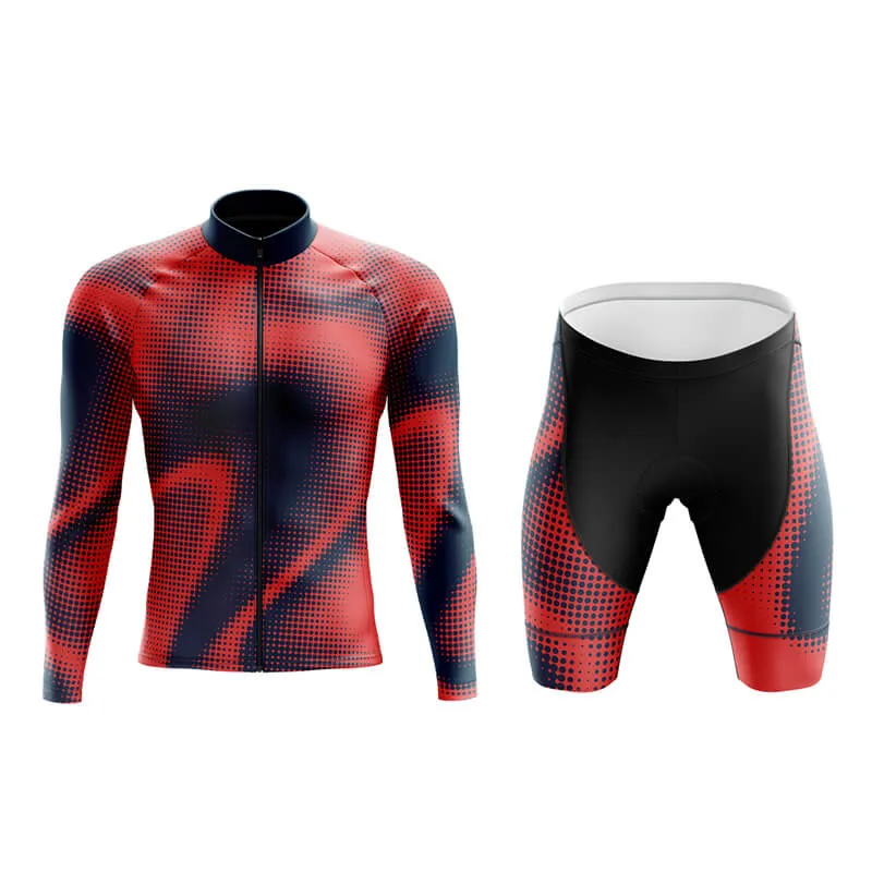 Halftone Aero Cycling Kit (Orange Red)