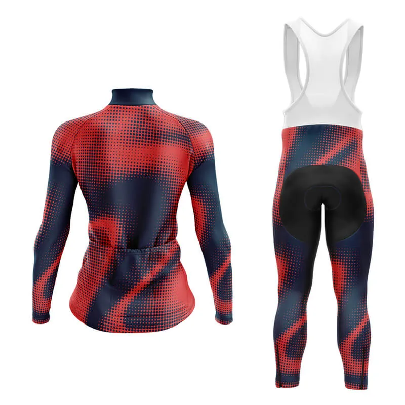 Halftone Aero Cycling Kit (Orange Red)