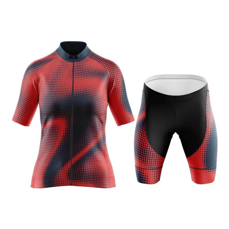 Halftone Aero Cycling Kit (Orange Red)