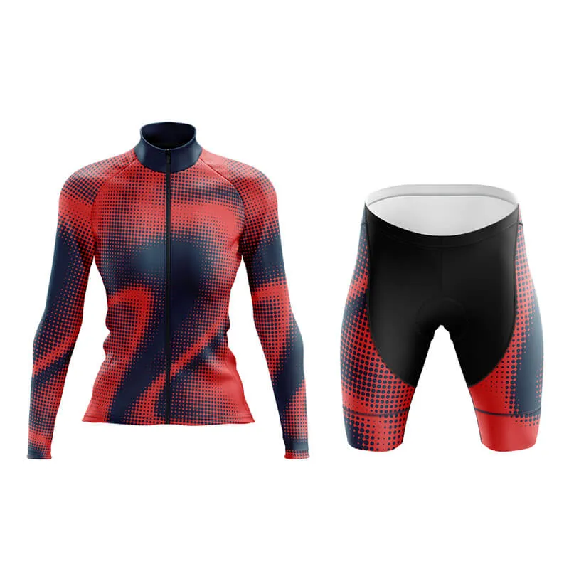 Halftone Aero Cycling Kit (Orange Red)