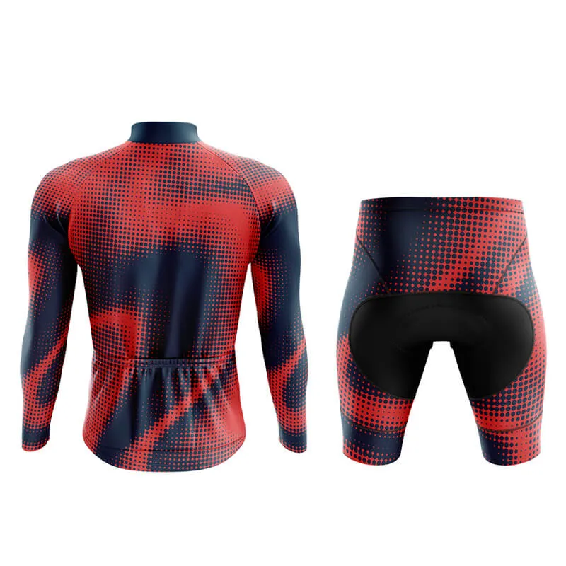 Halftone Aero Cycling Kit (Orange Red)