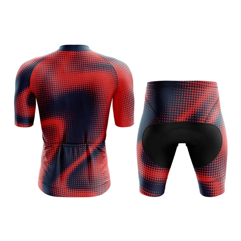 Halftone Aero Cycling Kit (Orange Red)