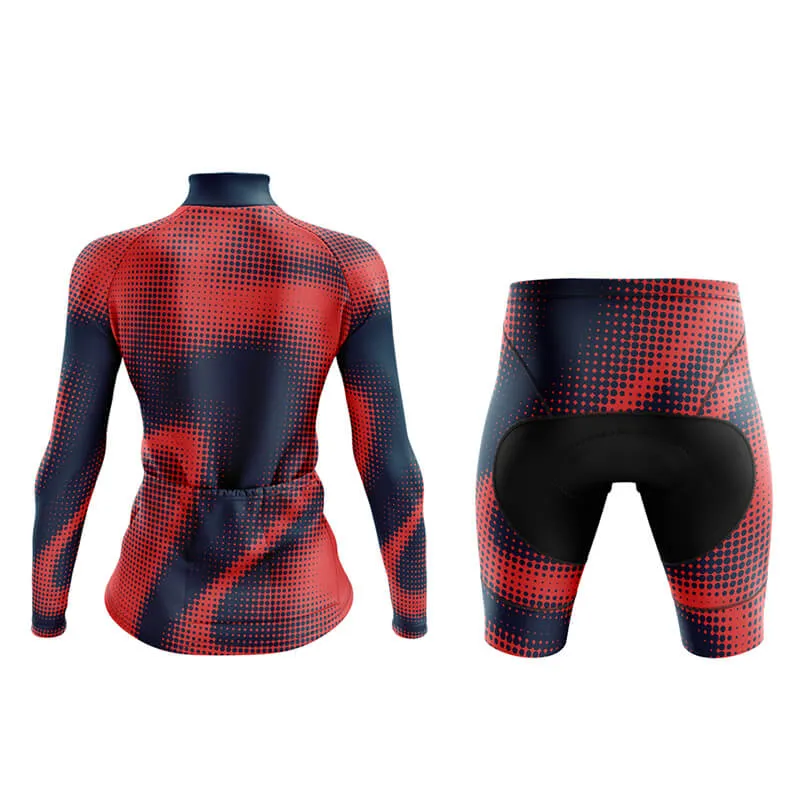 Halftone Aero Cycling Kit (Orange Red)