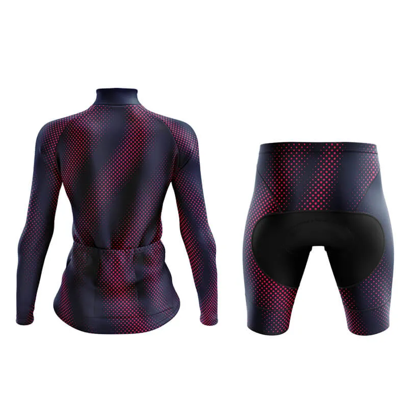 Halftone Aero Cycling Kit (Purple Red)