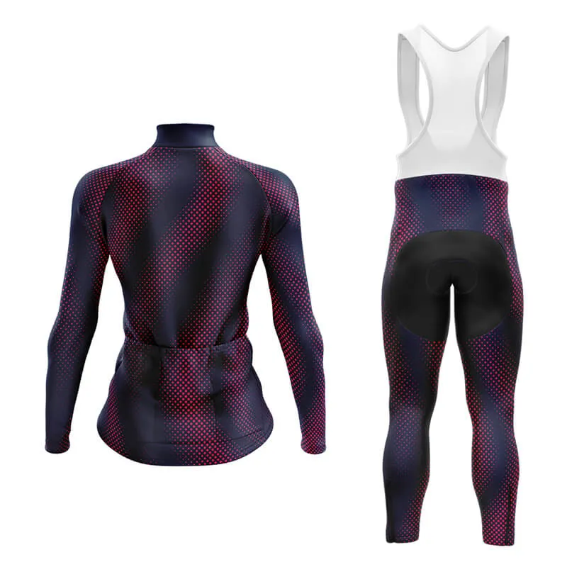 Halftone Aero Cycling Kit (Purple Red)