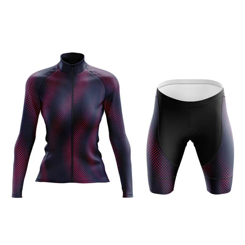 Halftone Aero Cycling Kit (Purple Red)